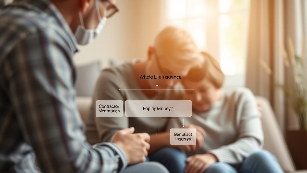 종신보험 가입 방식과 상속세 (realistic 스타일)