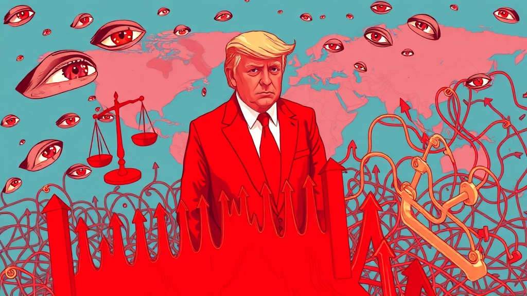 트럼프 관세 정책, 문제점은 무엇인가? (illustration 스타일)