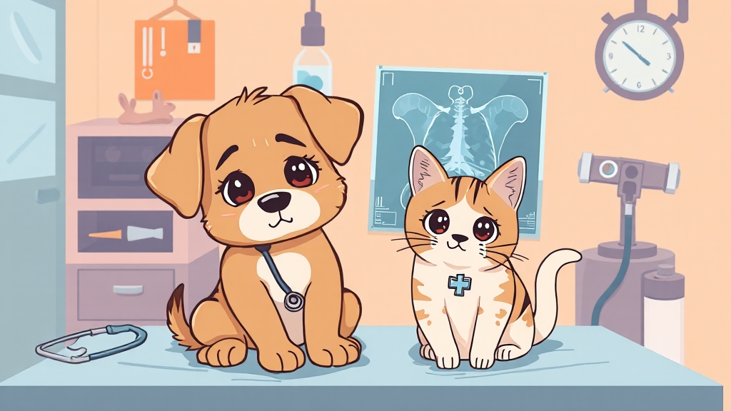 반려동물 의료비 지원 자격 (illustration 스타일)