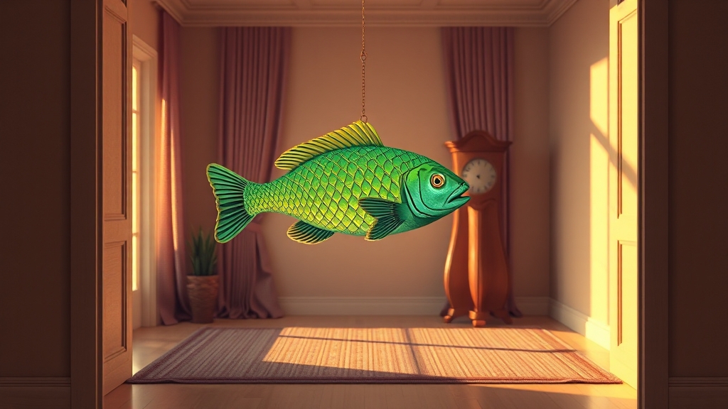 액막이 명태, 집안 활용법 (illustration 스타일)