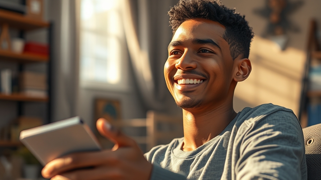 청년월세지원금, 상시 지원으로! (realistic 스타일)