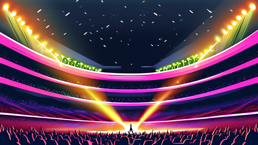 파이널 무대 및 콘서트 정보 (illustration 스타일)