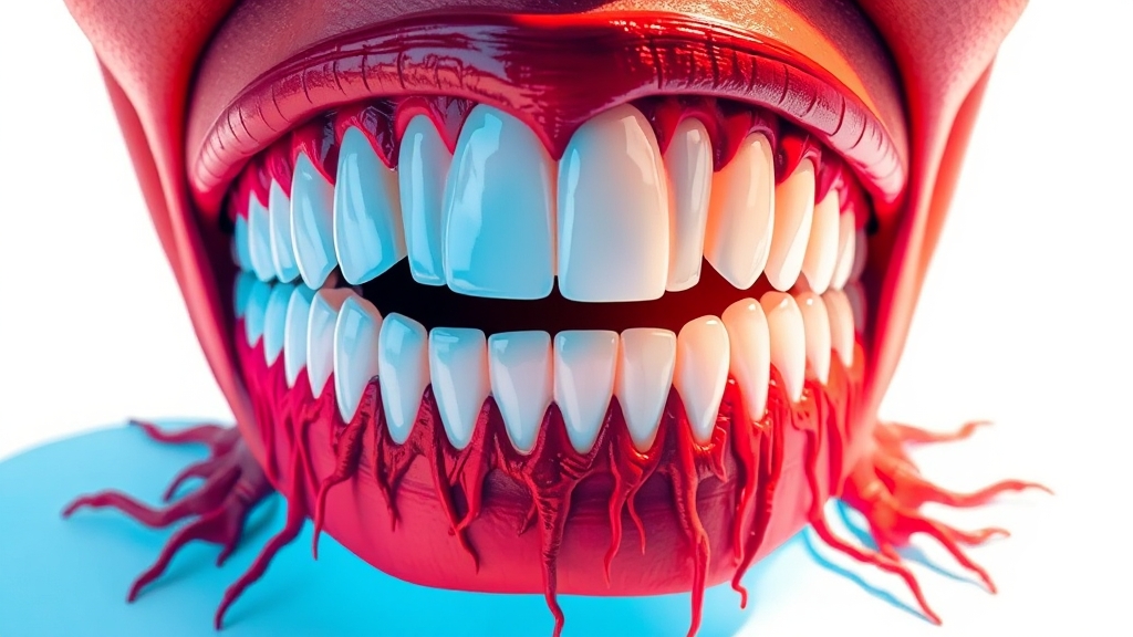 잇몸 들림, 무엇일까요? (popart 스타일)