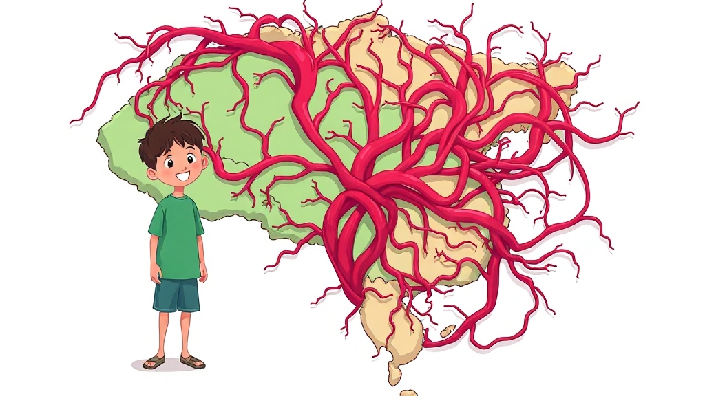 모야모야병의 원인과 위험 요인 (cartoon 스타일)