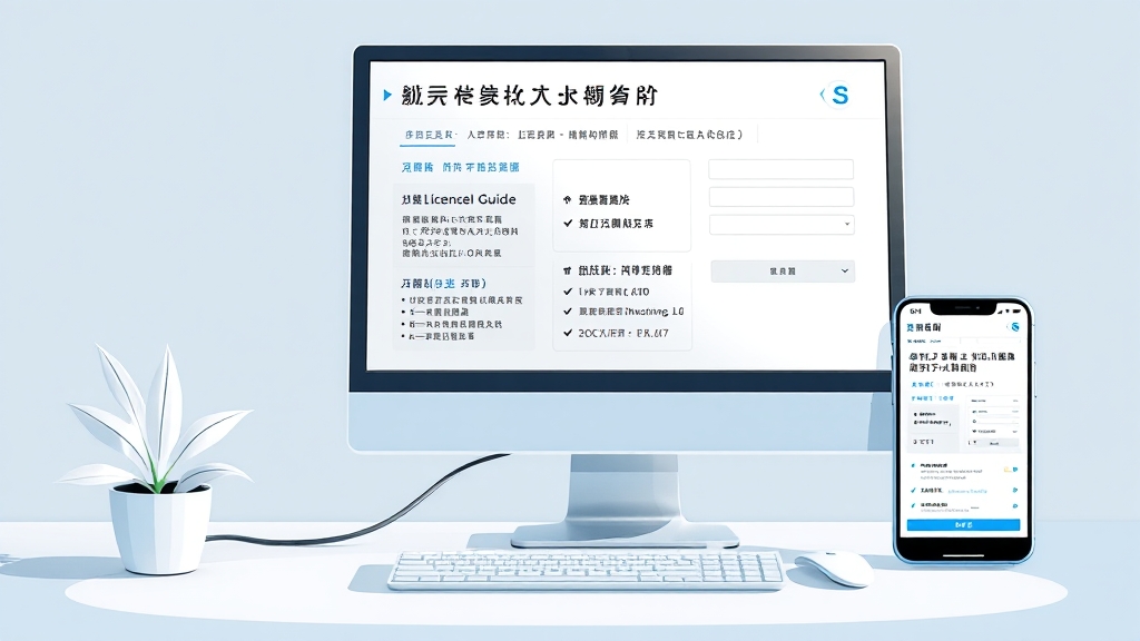 온라인 신청, 어떻게 할까? (illustration 스타일)