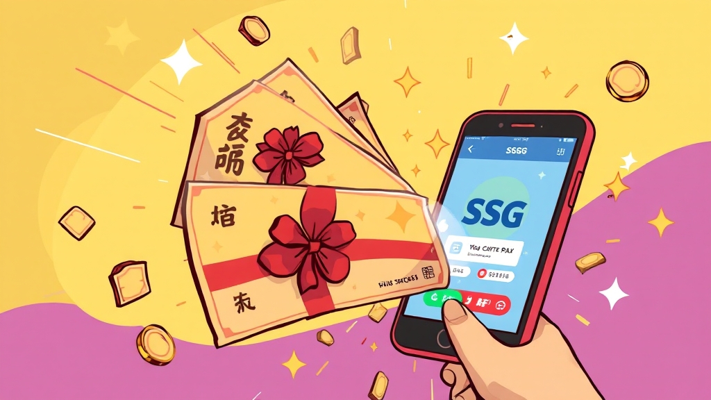 SSG Money: 교환부터 사용까지 (cartoon 스타일)