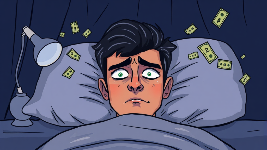 돈 불안 심리, 무엇일까요? (illustration 스타일)