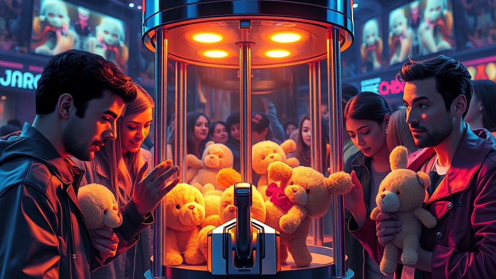 멈출 수 없는 인형 뽑기, 왜? (illustration 스타일)