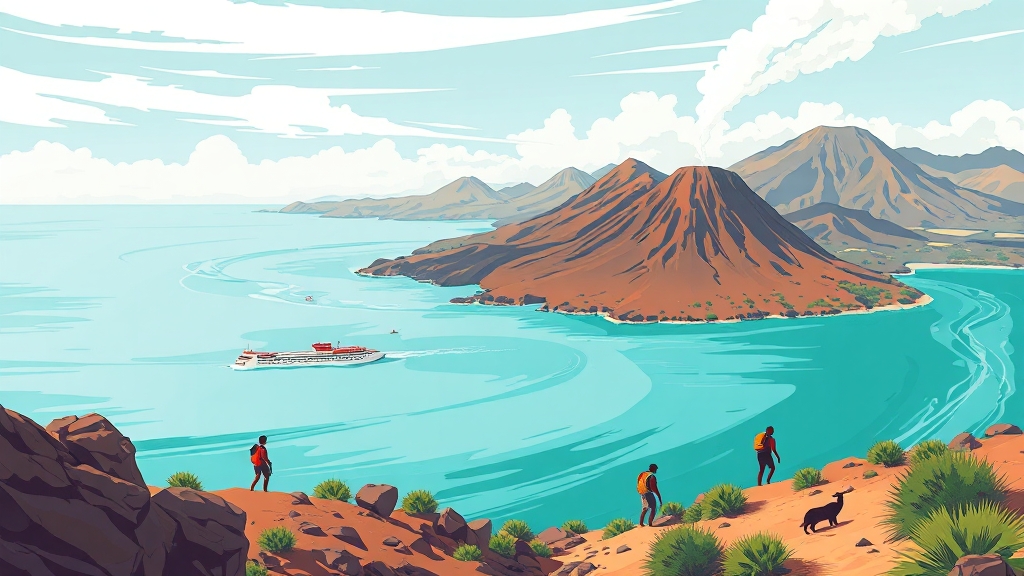 특별한 여행 코스 추천 (illustration 스타일)