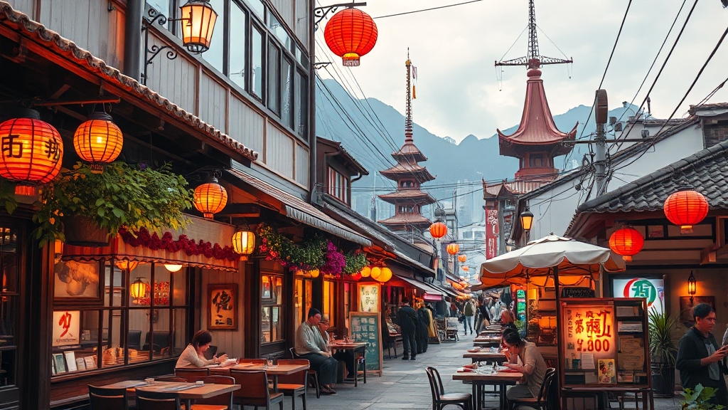 주변 관광 정보 및 연계 코스 (realistic 스타일)