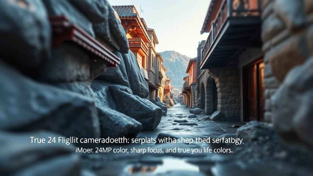 새로운 24MP 모드: 디테일과 색감의 완벽한 조화 (realistic 스타일)