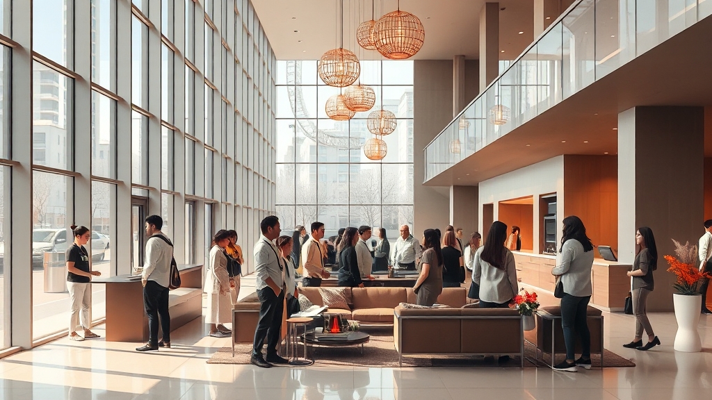 주민센터 방문 시 유용한 정보 (illustration 스타일)