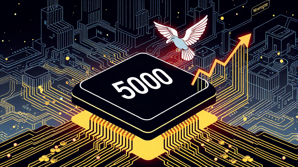 코스피 5000 시대 의미 (illustration 스타일)