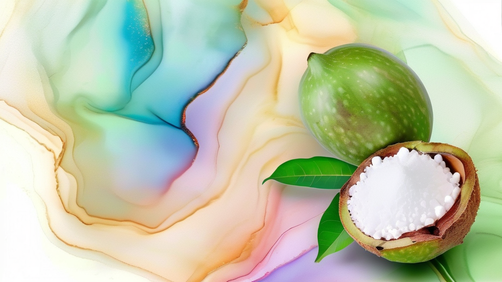 변비 완화를 위한 아몬드 섭취 시 주의사항 (watercolor 스타일)
