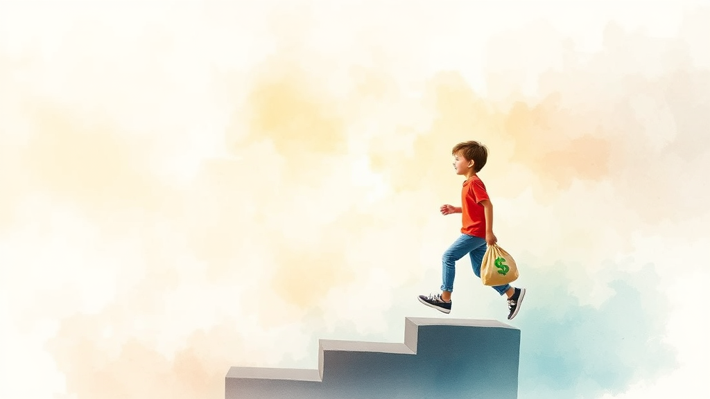 청년근속지원금, 제대로 활용하기 (watercolor 스타일)