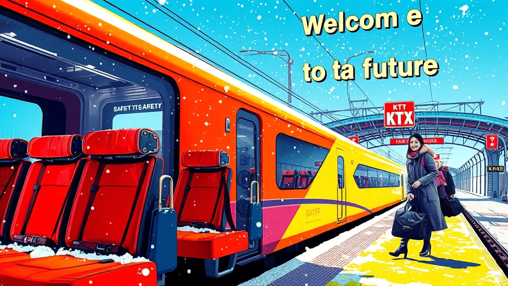 KTX 이용 시 유의사항 (popart 스타일)