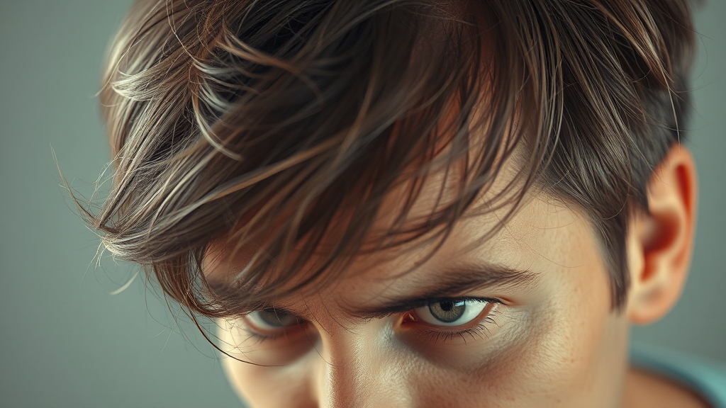 혹시 나도 탈모? 자가진단 체크! (realistic 스타일)