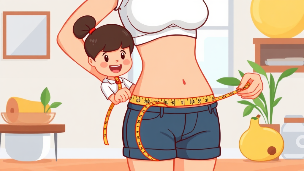 BMI 계산법과 정상 범위 알아보기 (cartoon 스타일)