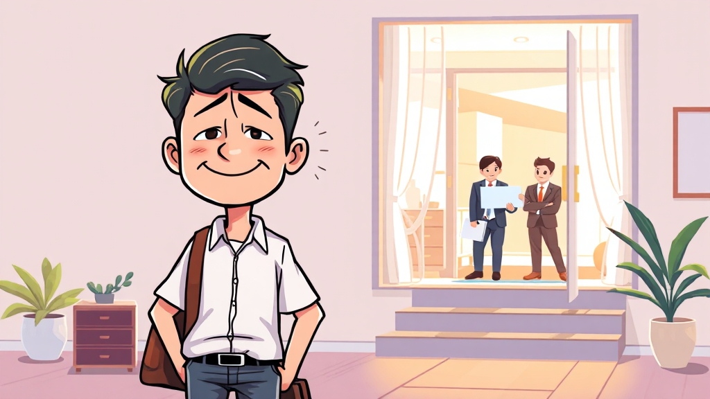 대출 거절 극복 방법 (cartoon 스타일)