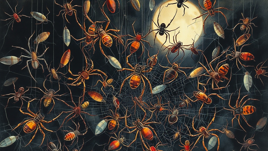 자주 등장하는 벌레 꿈 (watercolor 스타일)