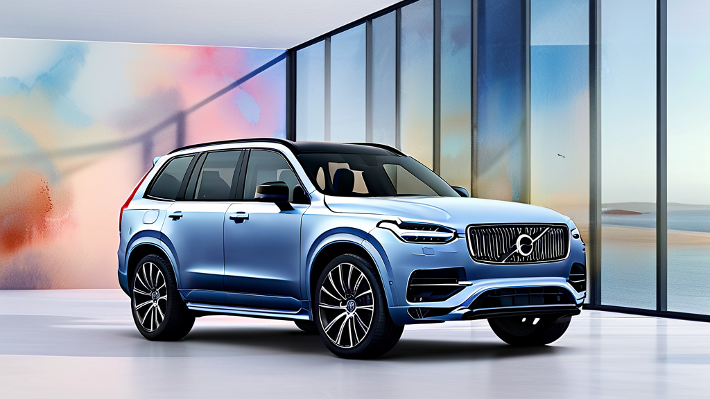 첨단 안전 사양과 편의 기능: 가족을 위한 최상의 선택 (watercolor 스타일)