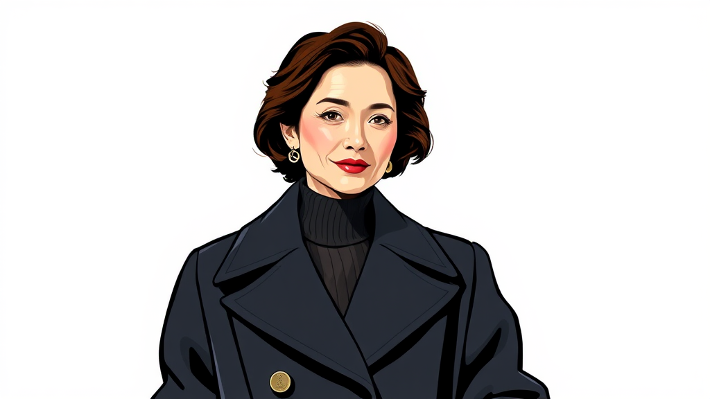 최화정 코트, 프라다 캐시미어 분석 (illustration 스타일)