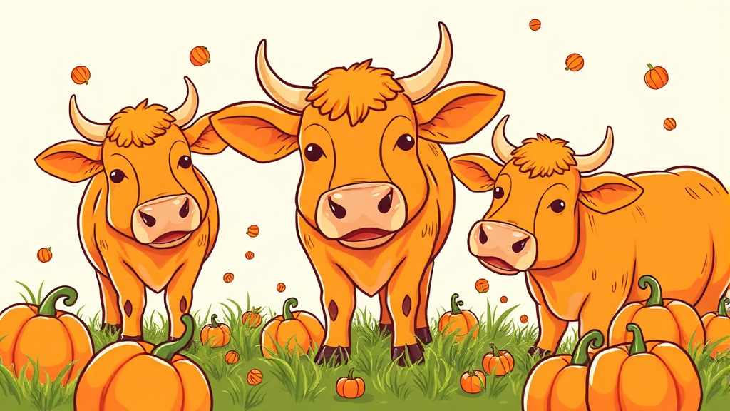 영양 정보와 함께 알아보는 창억떡 호박인절미 (illustration 스타일)