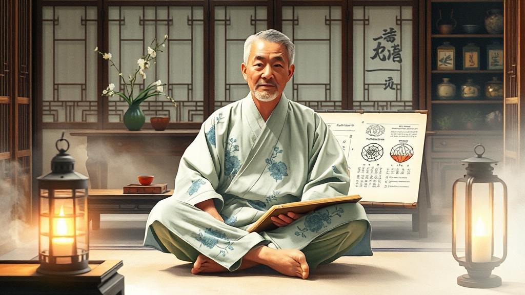 자가진단 전 알아둘 점 (watercolor 스타일)