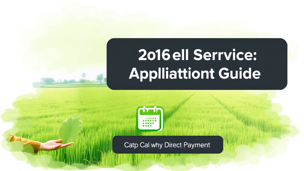 2026년 공익직불금 신청 일정 및 방법 안내 이미지