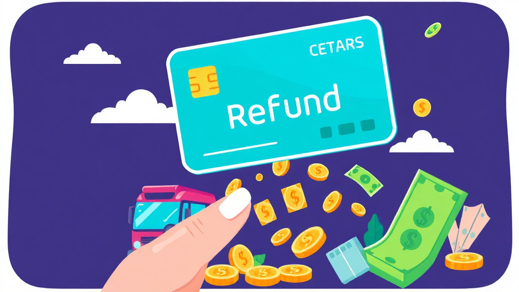 모두의카드 환급 구조 및 혜택 분석 (illustration 스타일)