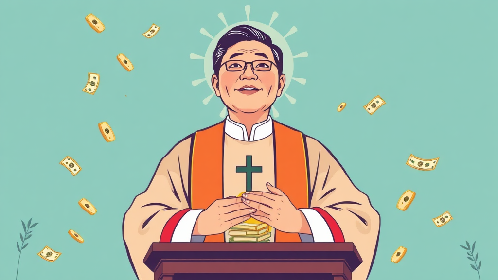 남포교회와 박영선 목사 입장 (illustration 스타일)