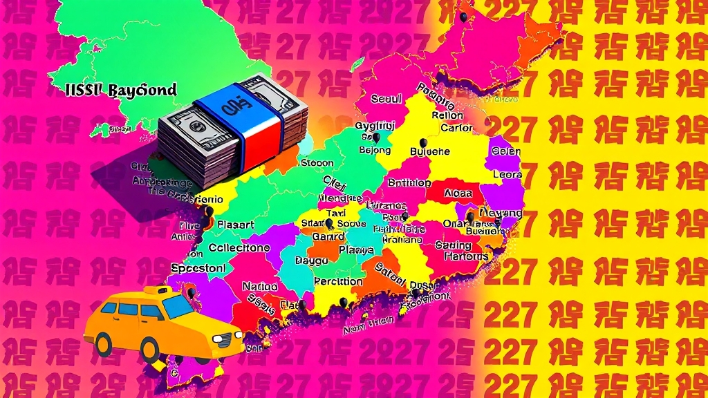 지역별 면허 시세, 얼마나 차이 날까? (popart 스타일)