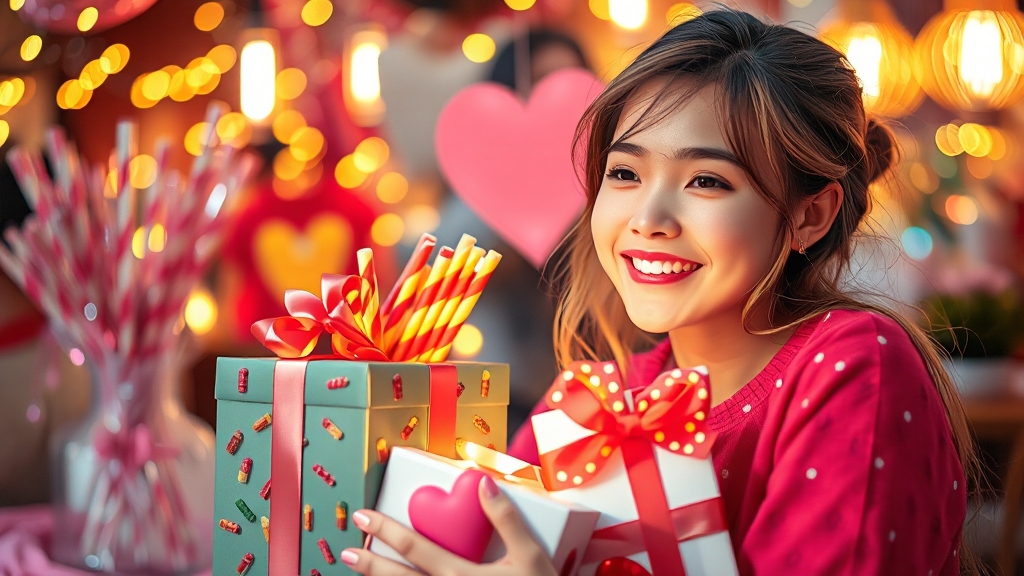 다양한 맛과 디자인의 빼빼로 선택 가이드 (realistic 스타일)