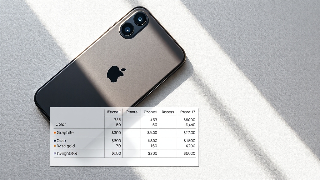 가격과 색상, 어떤 옵션이 있을까? (realistic 스타일)