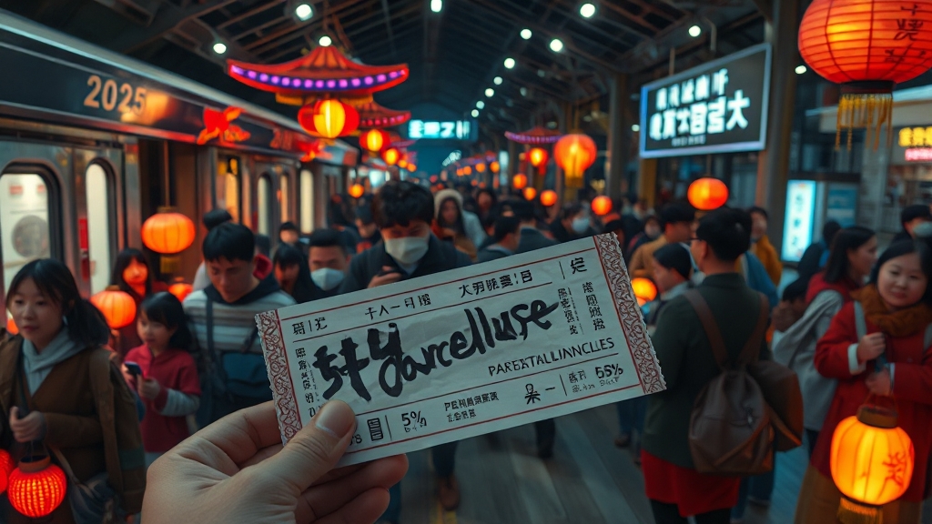 추석 기차표 취소 규정 (realistic 스타일)