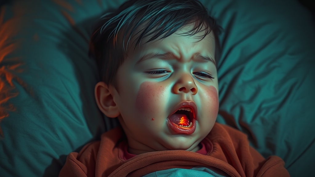 B형 독감 증상 및 특징 (realistic 스타일)