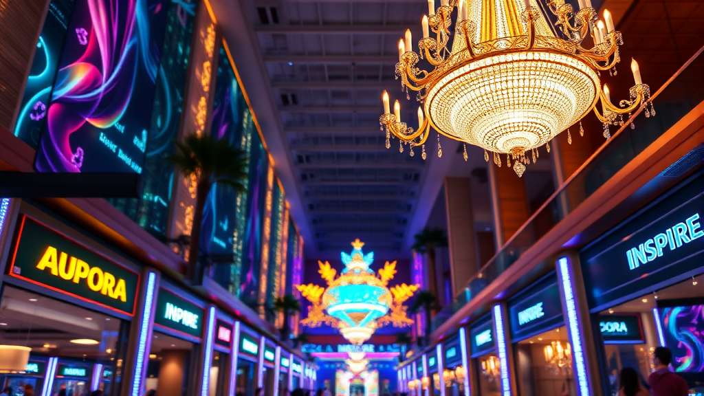 인스파이어 리조트: 숙박부터 부대시설까지 완벽한 휴식 (realistic 스타일)