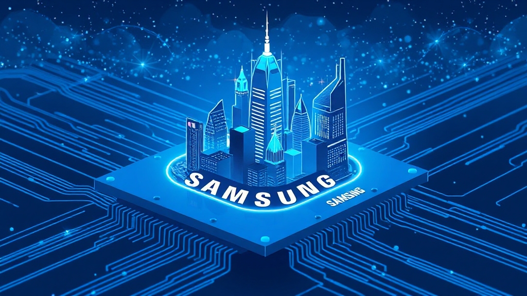 삼성 고용 투자, 경제적 파급 효과 분석 (illustration 스타일)