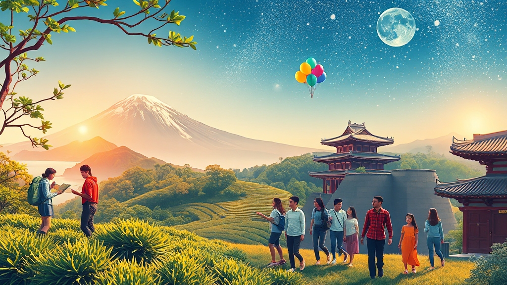 국내 여행지 추천 가이드 (realistic 스타일)