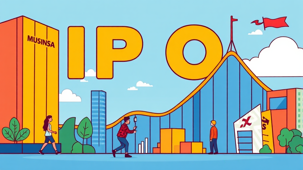 무신사 IPO 상장 초읽기: 10조 기업 가치와 성공 전망 분석 6 무신사 IPO, 투자자에게 미치는 영향 (cartoon 스타일)