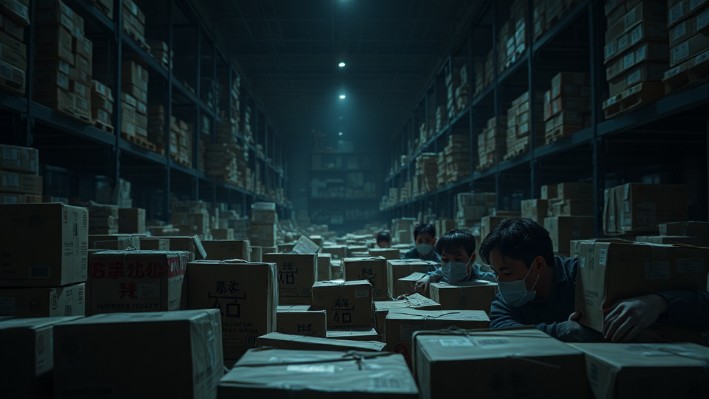 산재 은폐, 과로사 의혹까지? (realistic 스타일)