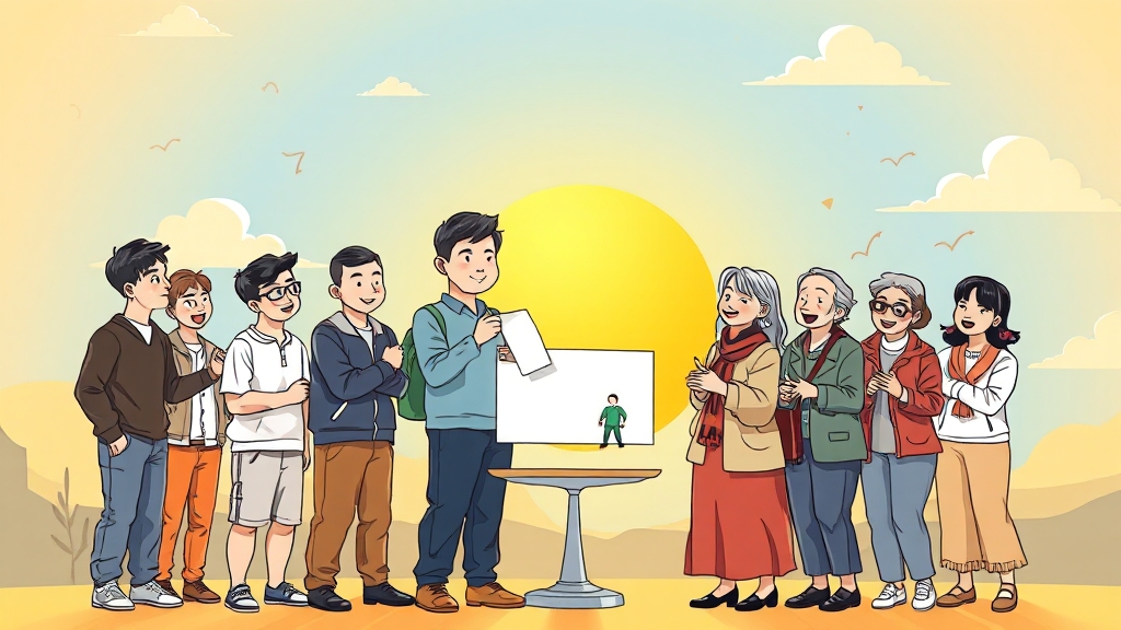 2025년 정책 개요 (cartoon 스타일)