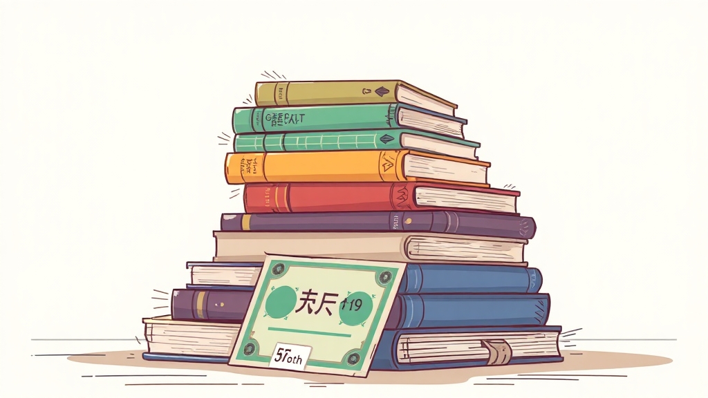 헌책, 용돈으로 바꾸는 방법 (illustration 스타일)