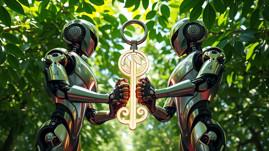 결론: 미래를 여는 열쇠, 피지컬 AI (realistic 스타일)