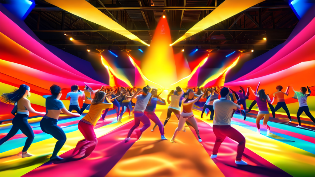 새로운 취미 찾기: 악기, 댄스, 운동 강좌 (realistic 스타일)