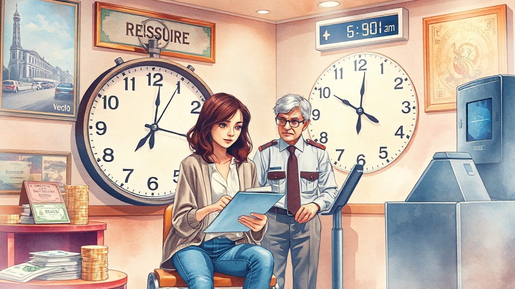 재발급 비용 & 기간, 얼마? (watercolor 스타일)