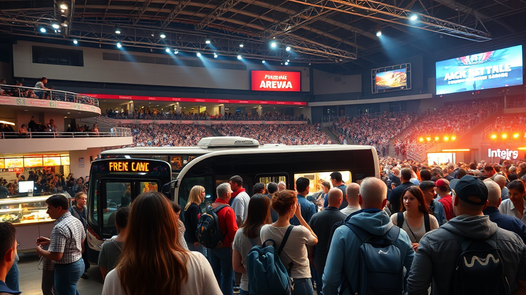 인스파이어 아레나 방문 가이드: 교통, 주차, 꿀팁 총정리 (realistic 스타일)