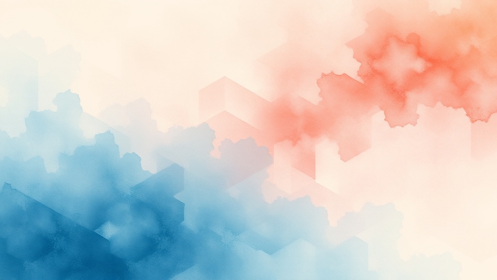 양자암호 기술 시장 전망은? (watercolor 스타일)