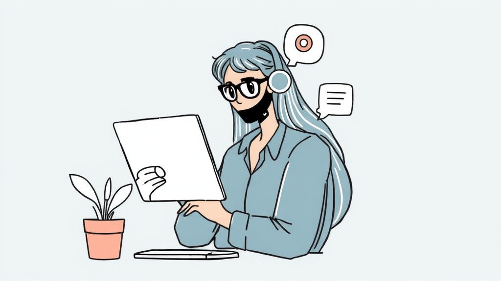 챗GPT 에이전트 모드 안전하게 사용하는 팁 (illustration 스타일)