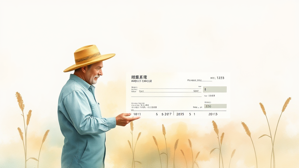 궁금증 해결! 공익직불금 관련 자주 묻는 질문 (FAQ) (watercolor 스타일)